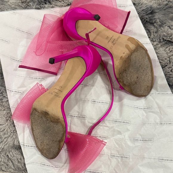 Jimmy Choo Aveline Heels with Bow - Picture 4 of 6